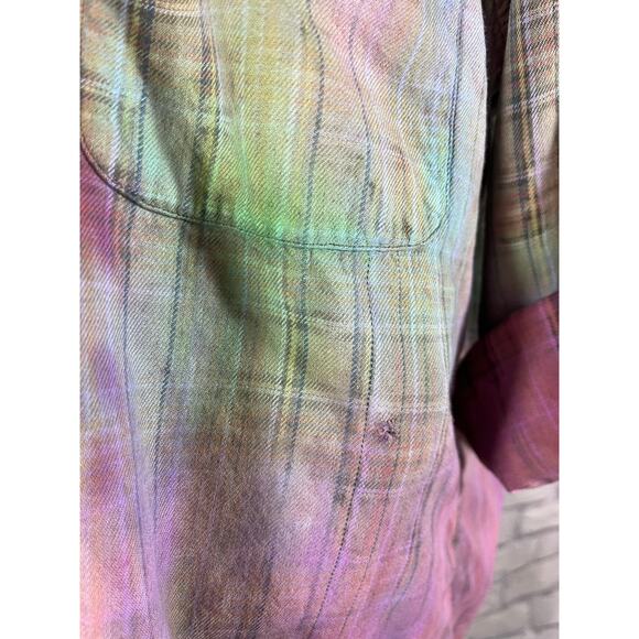 Reworked/upcycled flannel shirt - Picture 6 of 10